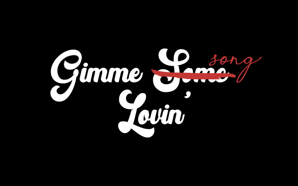 GIMME SONG LOVIN